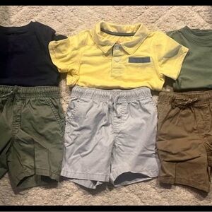 Cat & Jack Kids Matching Set - Yellow, Green, Black, Brown